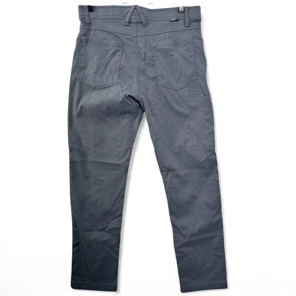 Gerry Men's Hiking Pants 32x32 Gray Stretch Utility Outdoor Trail Travel Granola